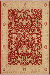 handmade Traditional Kafkaz Rust Beige Hand Knotted RECTANGLE 100% WOOL area rug 9 x 12